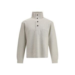 Tom Ford Cotton Crewneck Sweatshirt Men Beige Sweaters
